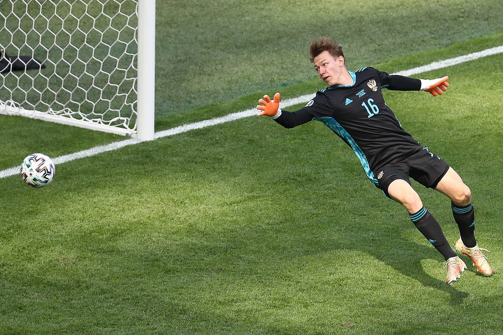 Сборная России обыграла команду Финляндии в матче чемпионата Европы по футболу