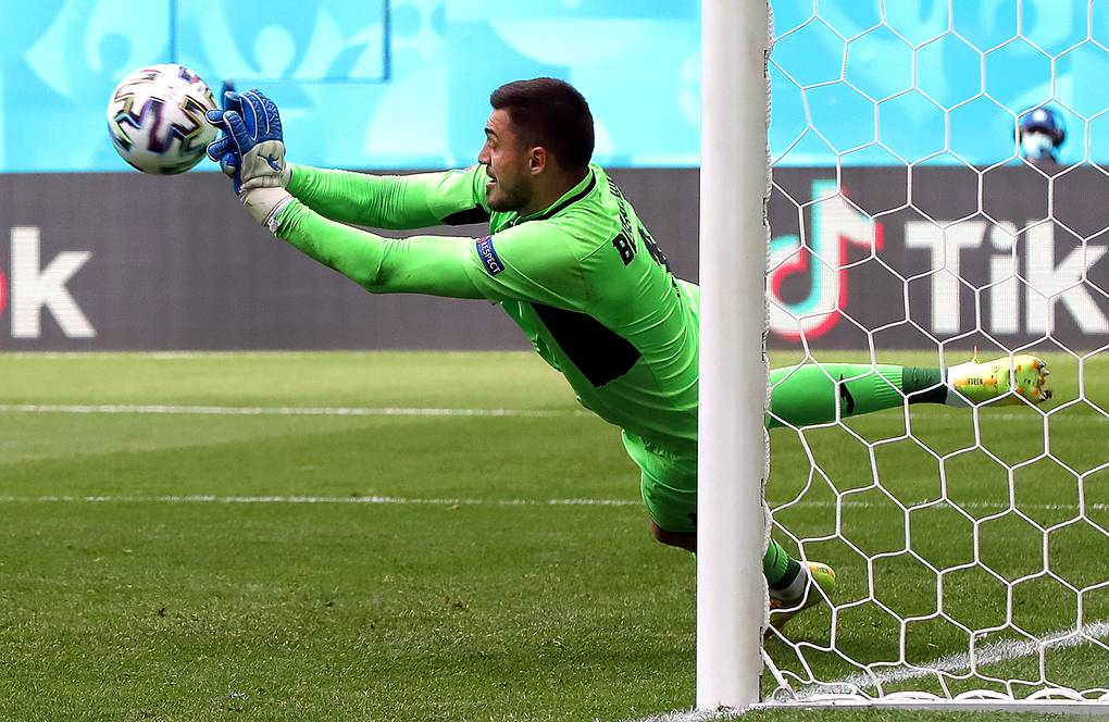 Сборная Украины обыграла команду Северной Македонии в матче чемпионата Европы по футболу