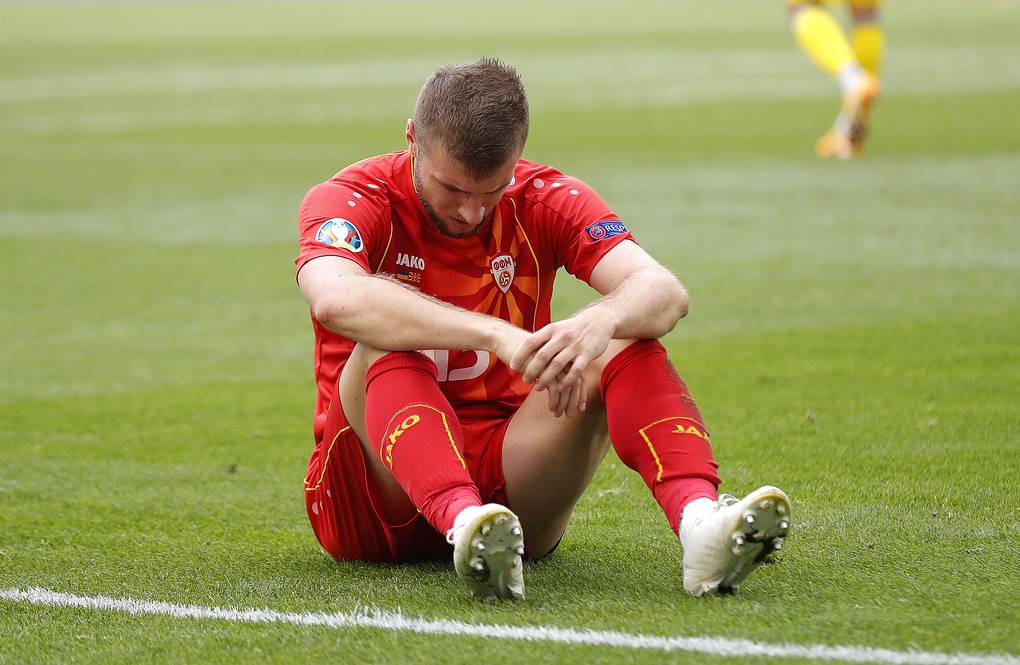 Сборная Украины обыграла команду Северной Македонии в матче чемпионата Европы по футболу