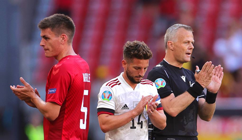 Сборная Бельгии обыграла команду Дании и вышла в плей-офф чемпионата Европы по футболу