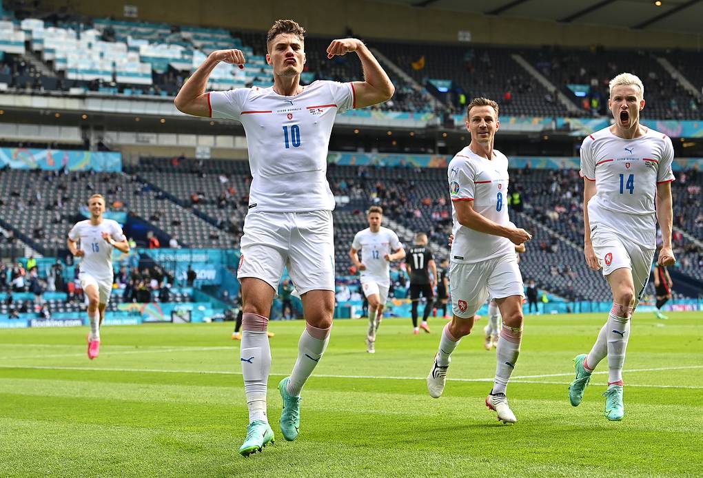 Сборная Хорватии сыграла вничью с командой Чехии в матче чемпионата Европы по футболу