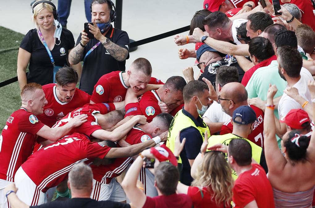 Сборная Венгрии отобрала очки у действующего чемпиона мира сборной Франции на Евро 2020 по футболу