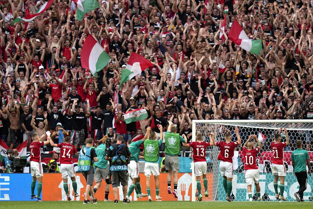 Сборная Венгрии отобрала очки у действующего чемпиона мира сборной Франции на Евро 2020 по футболу