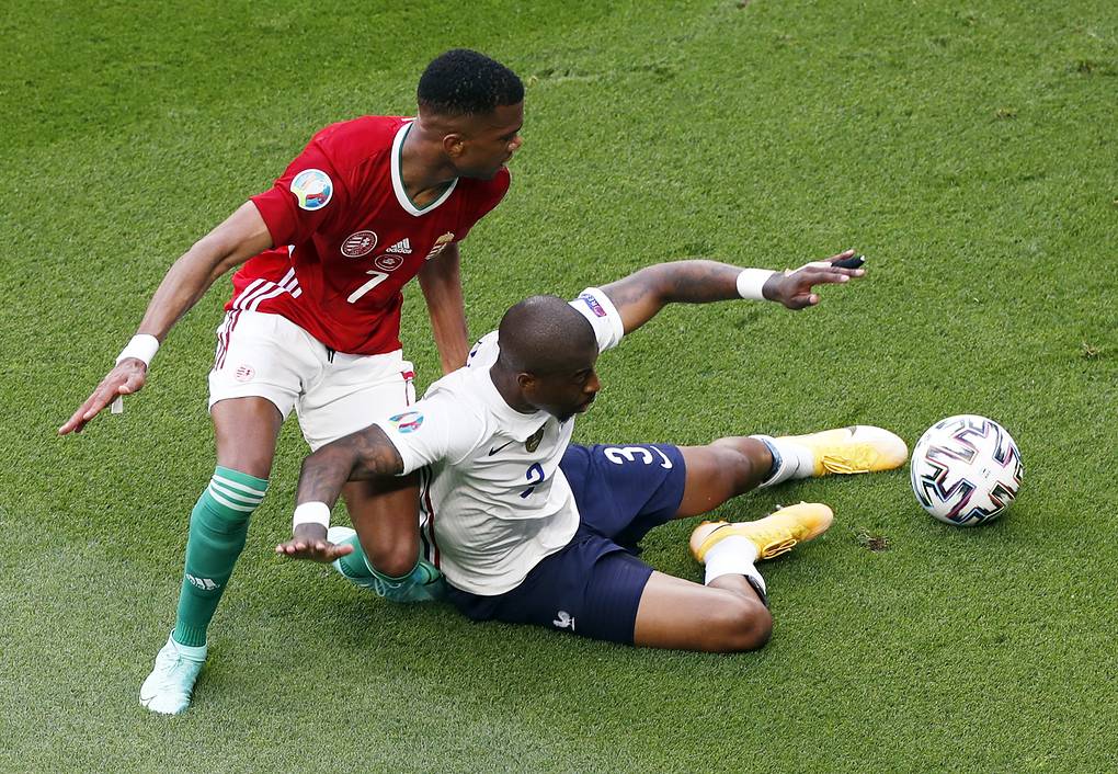 Сборная Венгрии отобрала очки у действующего чемпиона мира сборной Франции на Евро 2020 по футболу