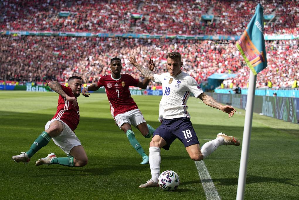 Сборная Венгрии отобрала очки у действующего чемпиона мира сборной Франции на Евро 2020 по футболу