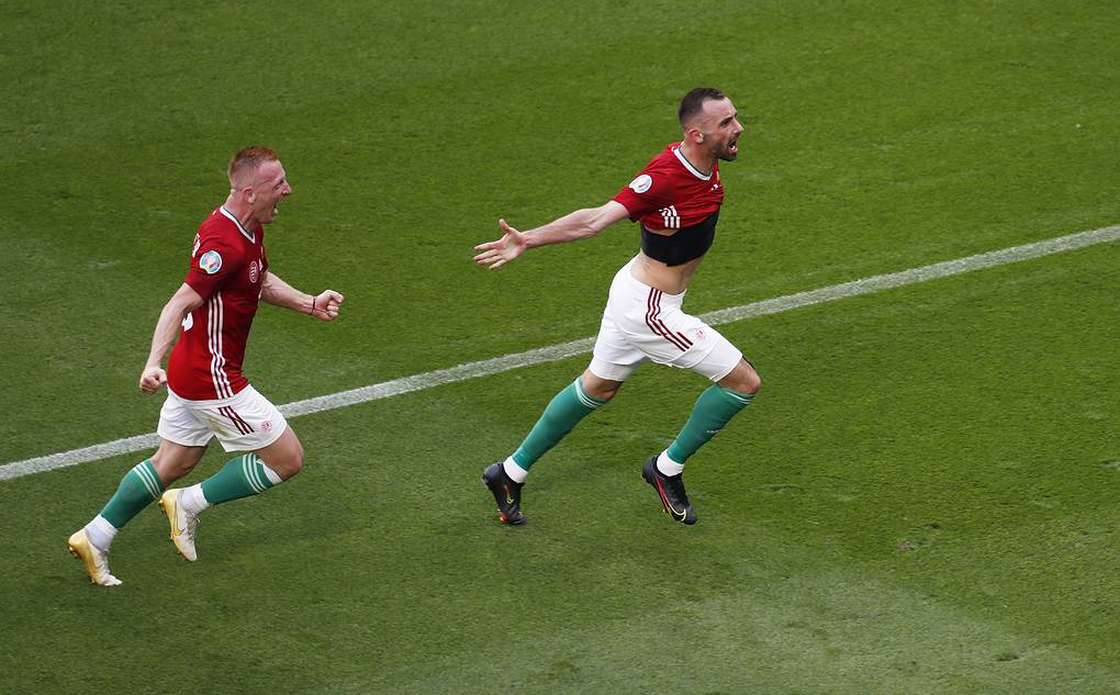 Сборная Венгрии отобрала очки у действующего чемпиона мира сборной Франции на Евро 2020 по футболу