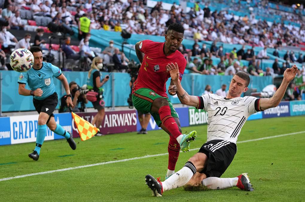 Сборная Германии одержала волевую победу над португальцами в матче чемпионата Европы