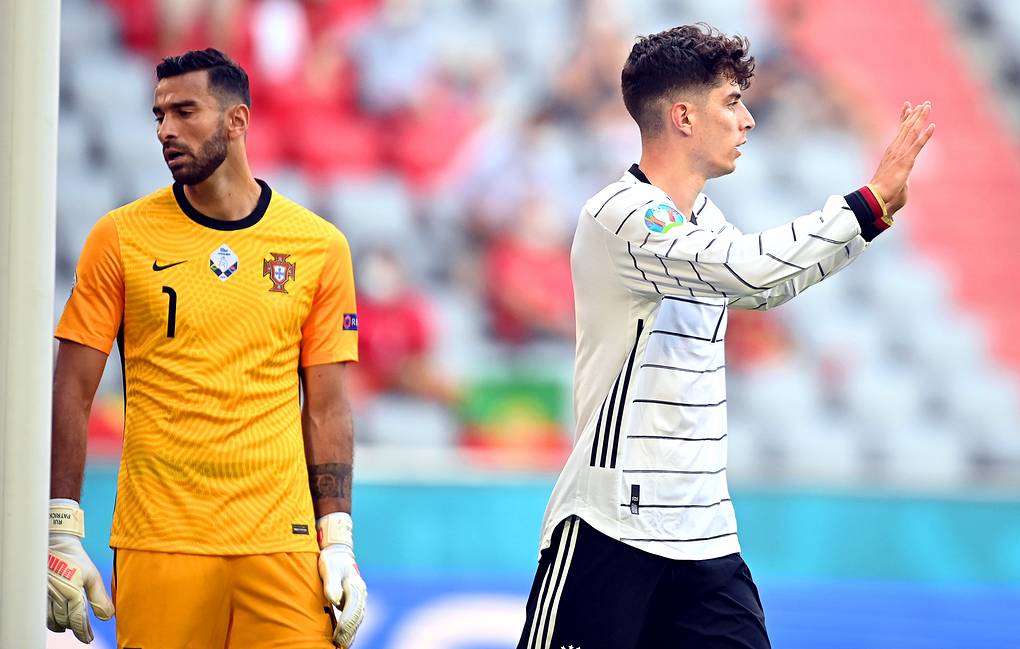 Сборная Германии одержала волевую победу над португальцами в матче чемпионата Европы