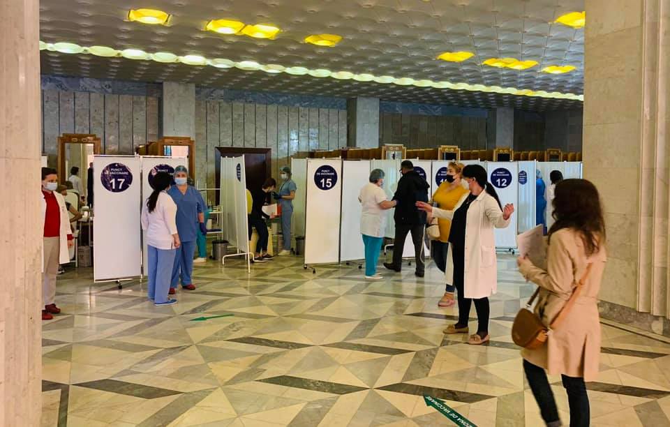 В Кишиневе проходит второй Марафон вакцинации