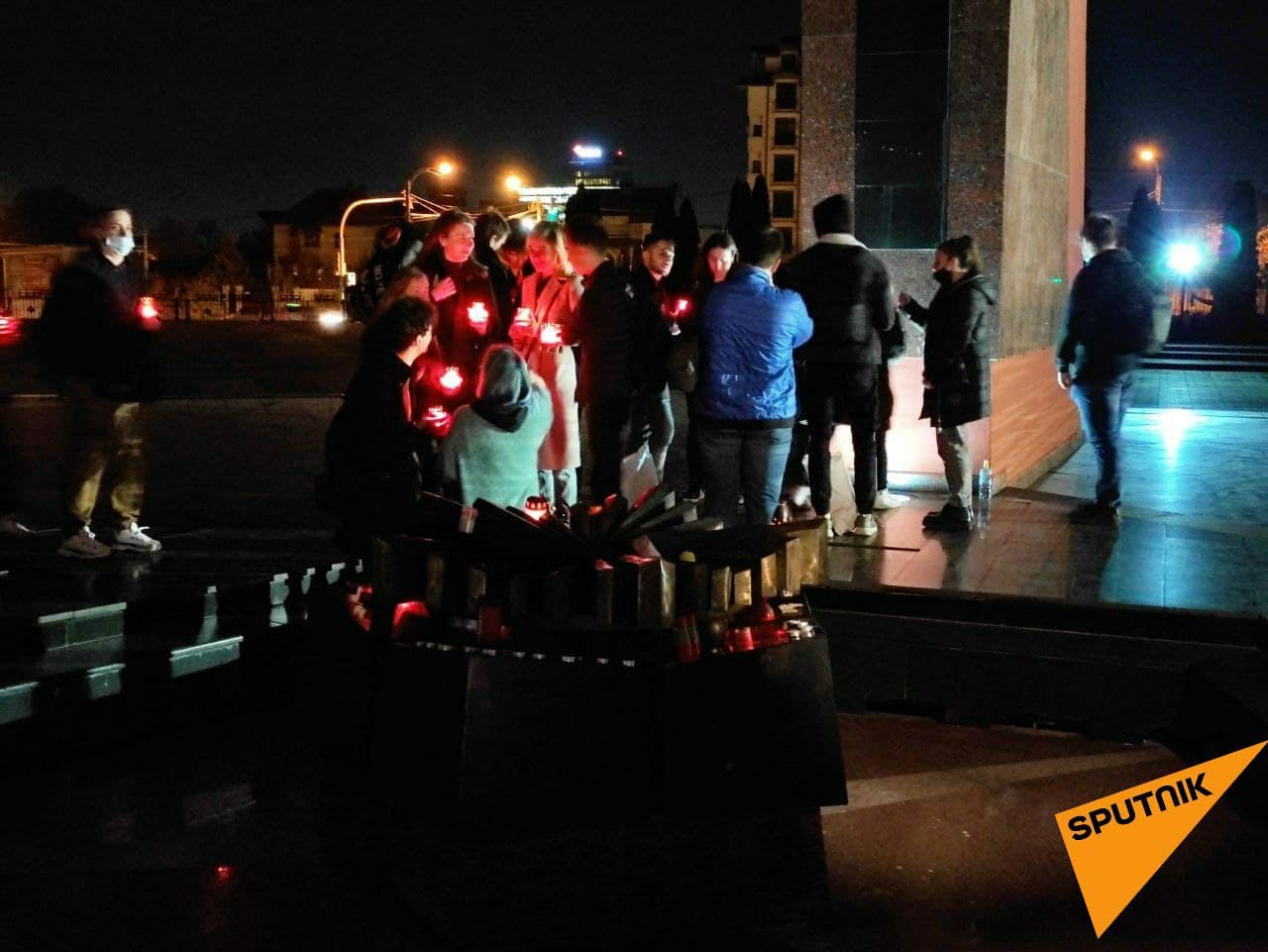 В Кишиневе зажгли Вечный огонь