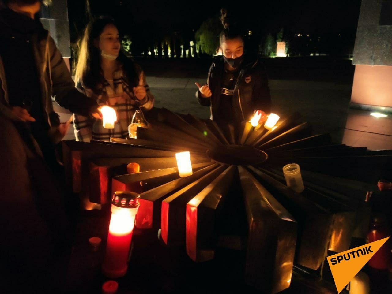 В Кишиневе зажгли Вечный огонь