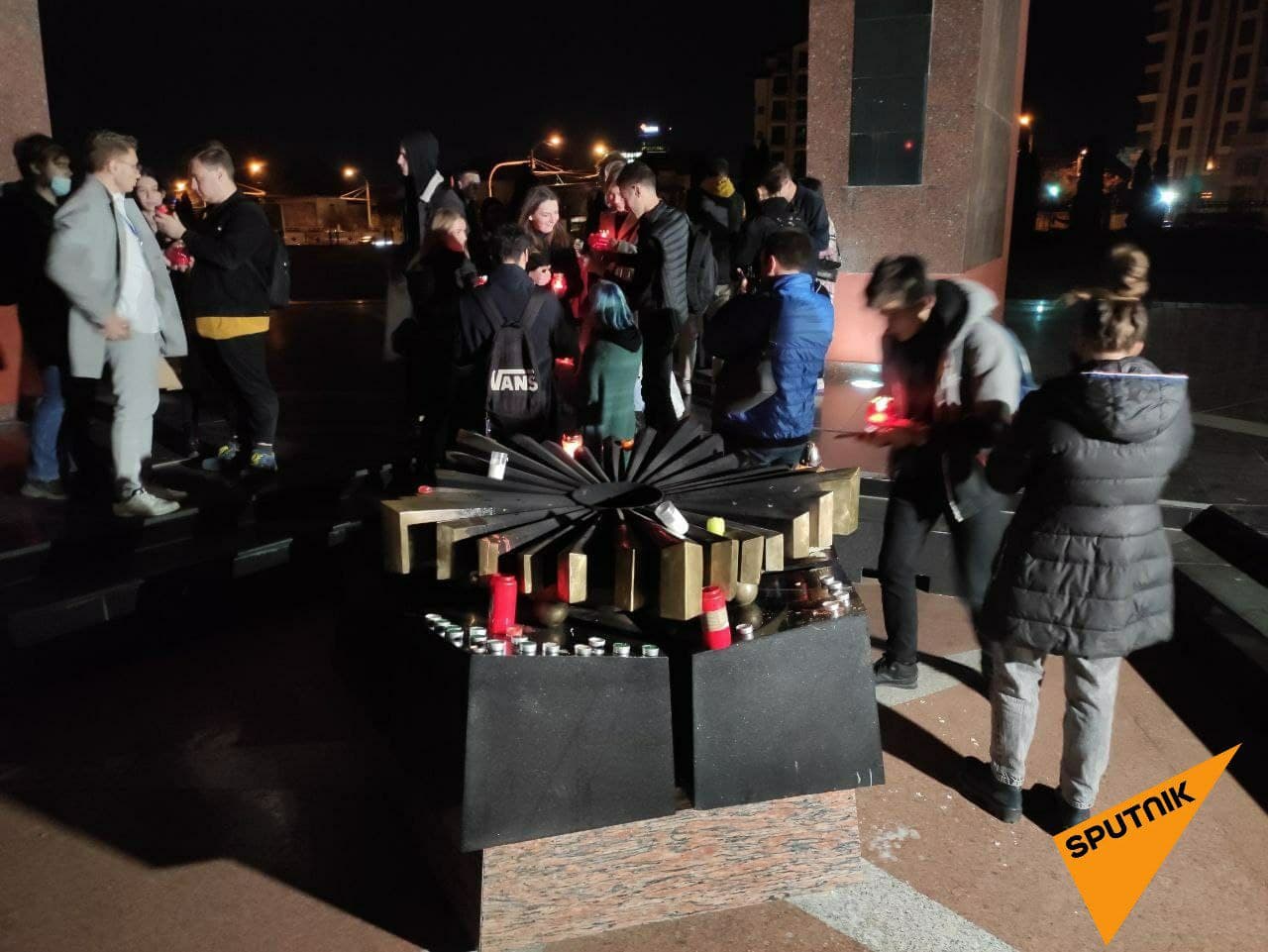 В Кишиневе зажгли Вечный огонь