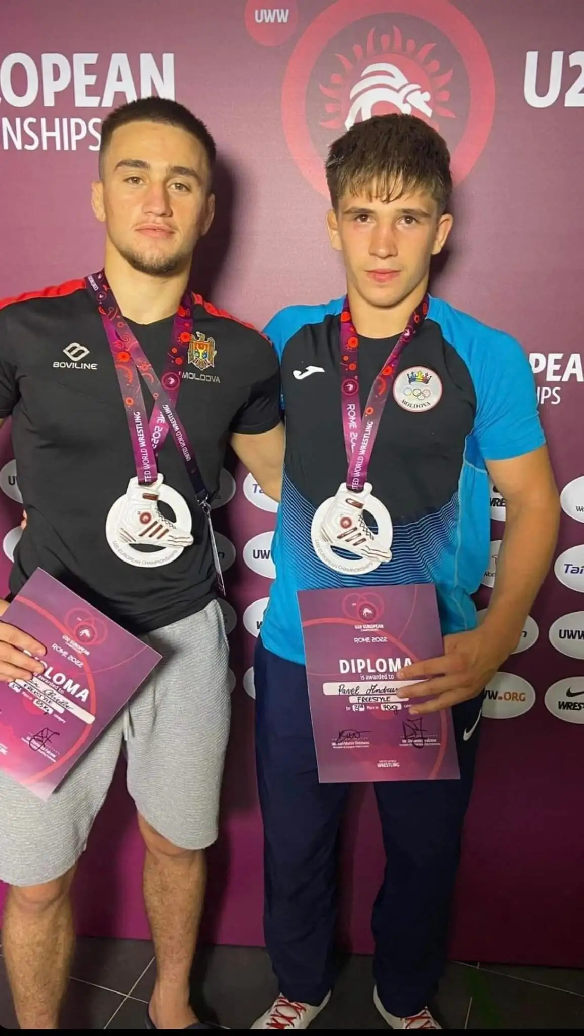 Молдавские борцы завовевали две бронзовых медали на чемпионате в Риме