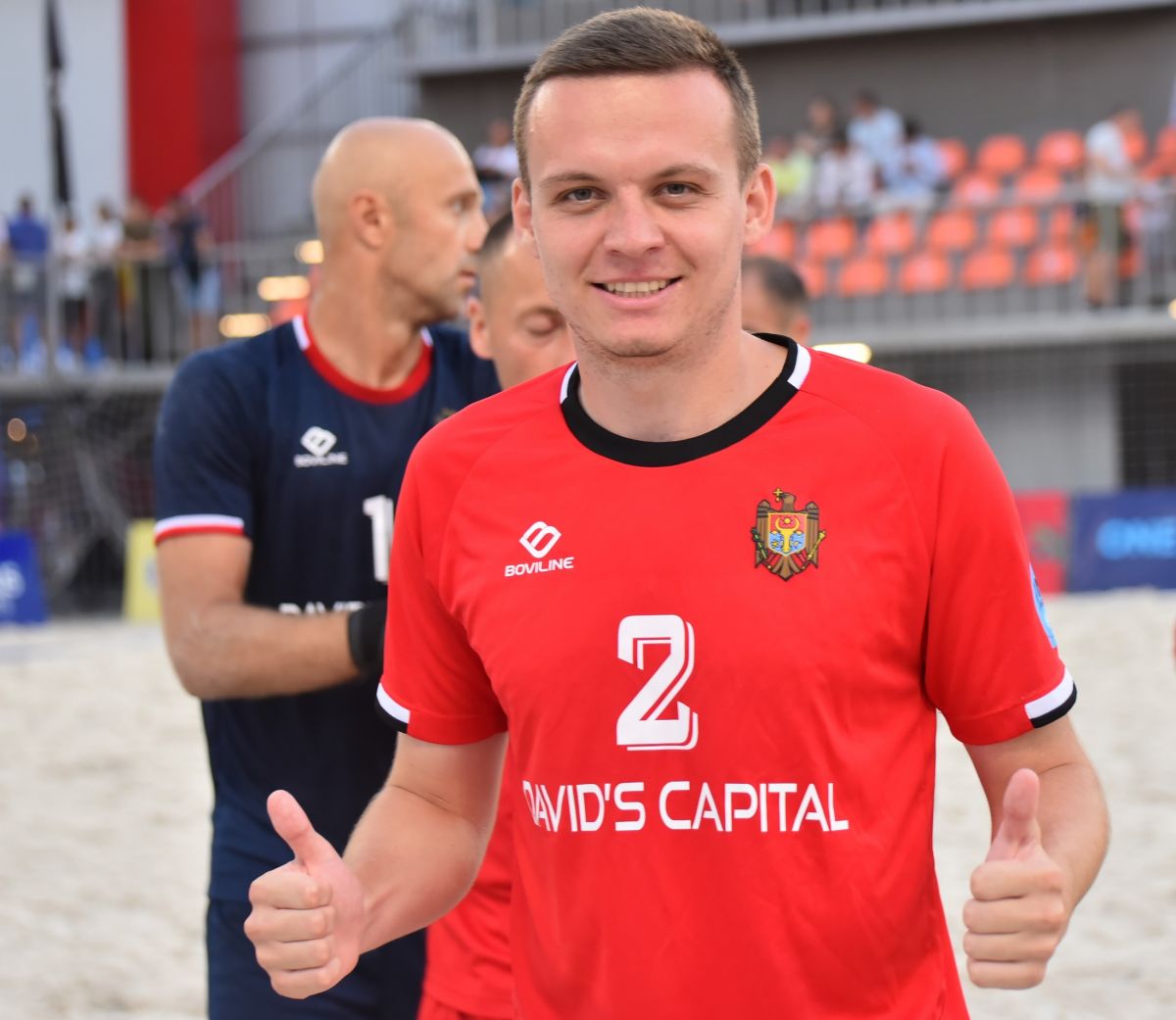 Национальная сборная по пляжному футболу обыграла сборную Румынии со счетом 3:0 (Фото/Видео)