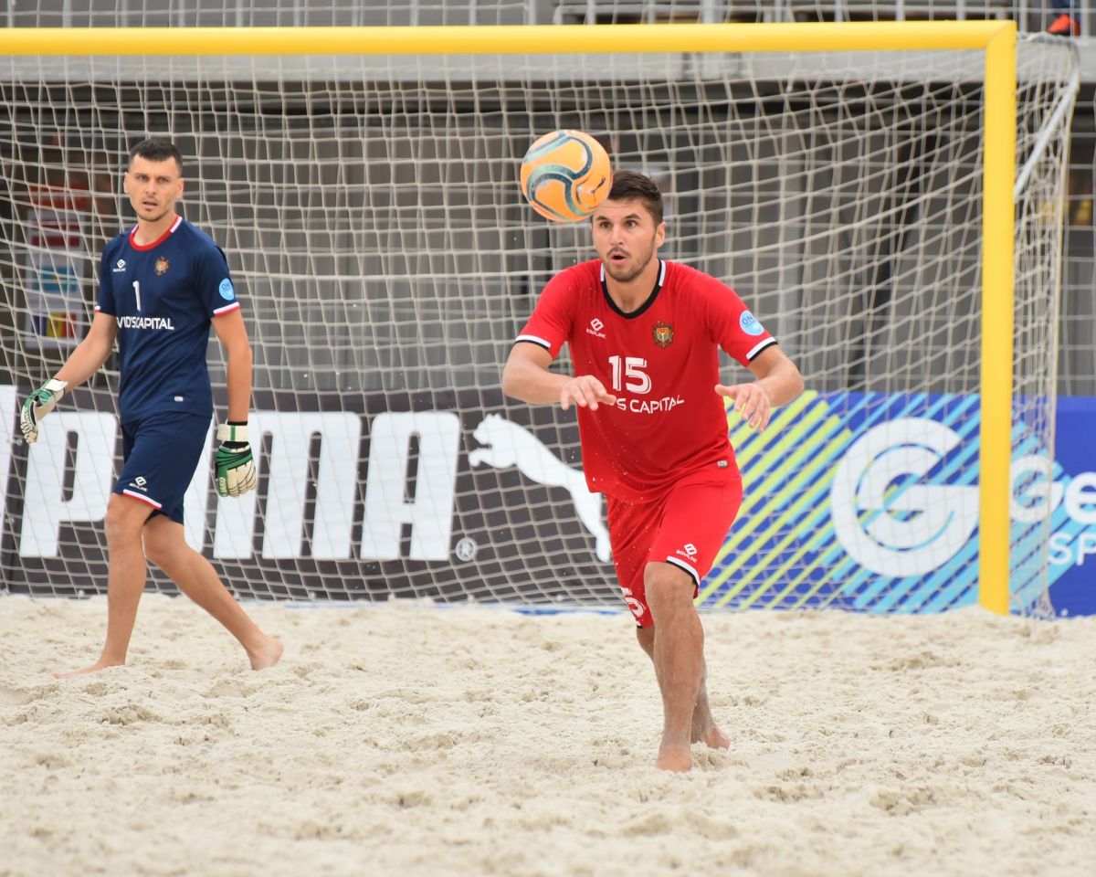 Национальная сборная по пляжному футболу обыграла сборную Румынии со счетом 3:0 (Фото/Видео)