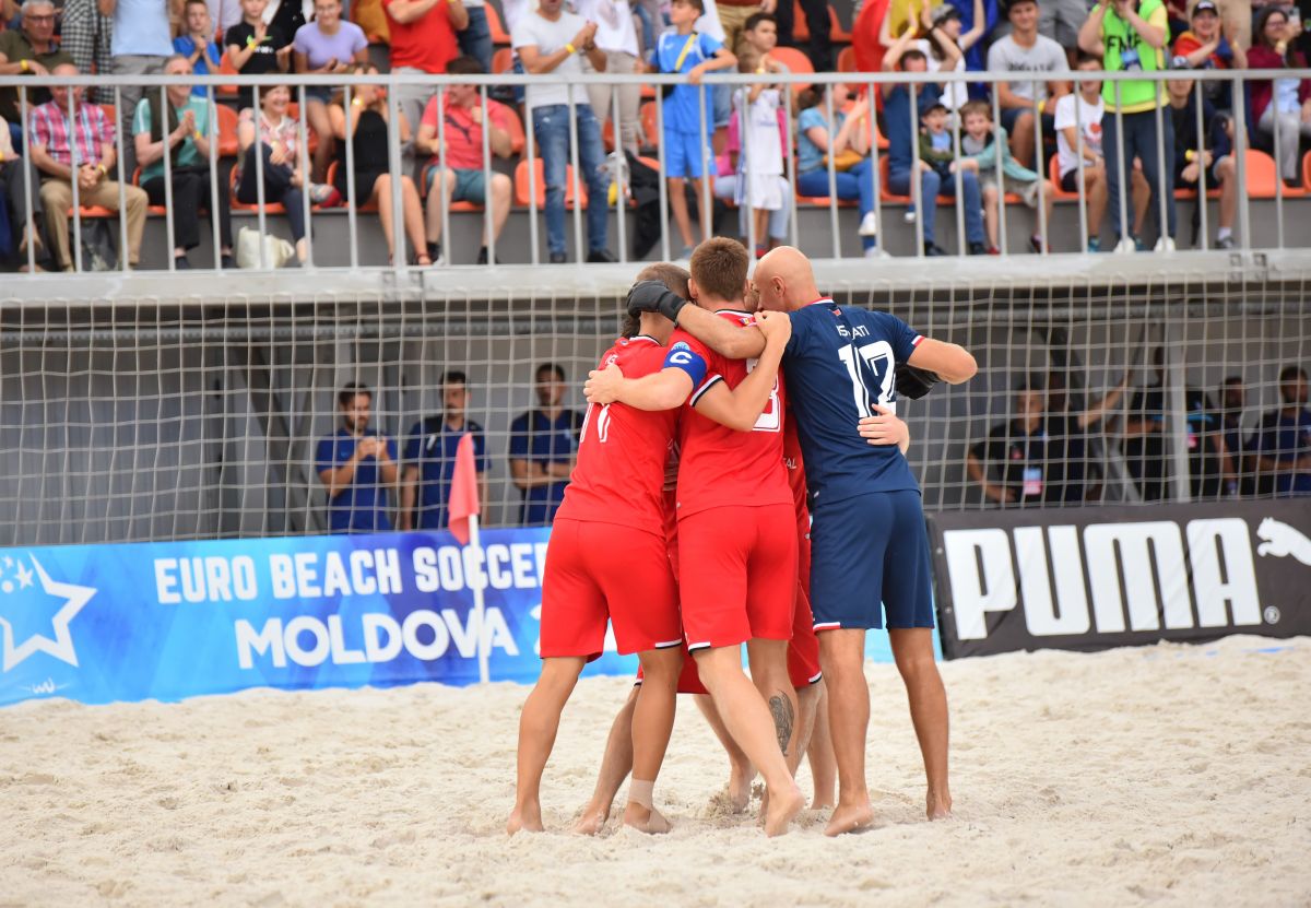 Сборная Молдовы выиграла Евролигу по пляжному футболу