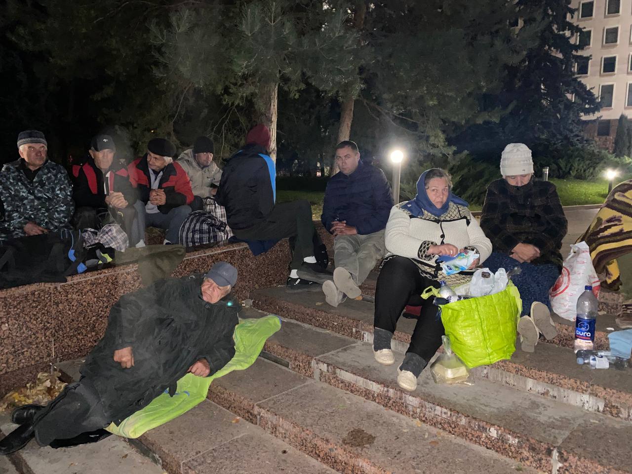 ШОР: Санду распорядилась отобрать палатки и спальные мешки у протестующих (Фото/Видео)