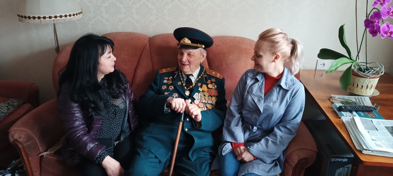 Кишинёвцы поздравили ветеранов с Днём Победы