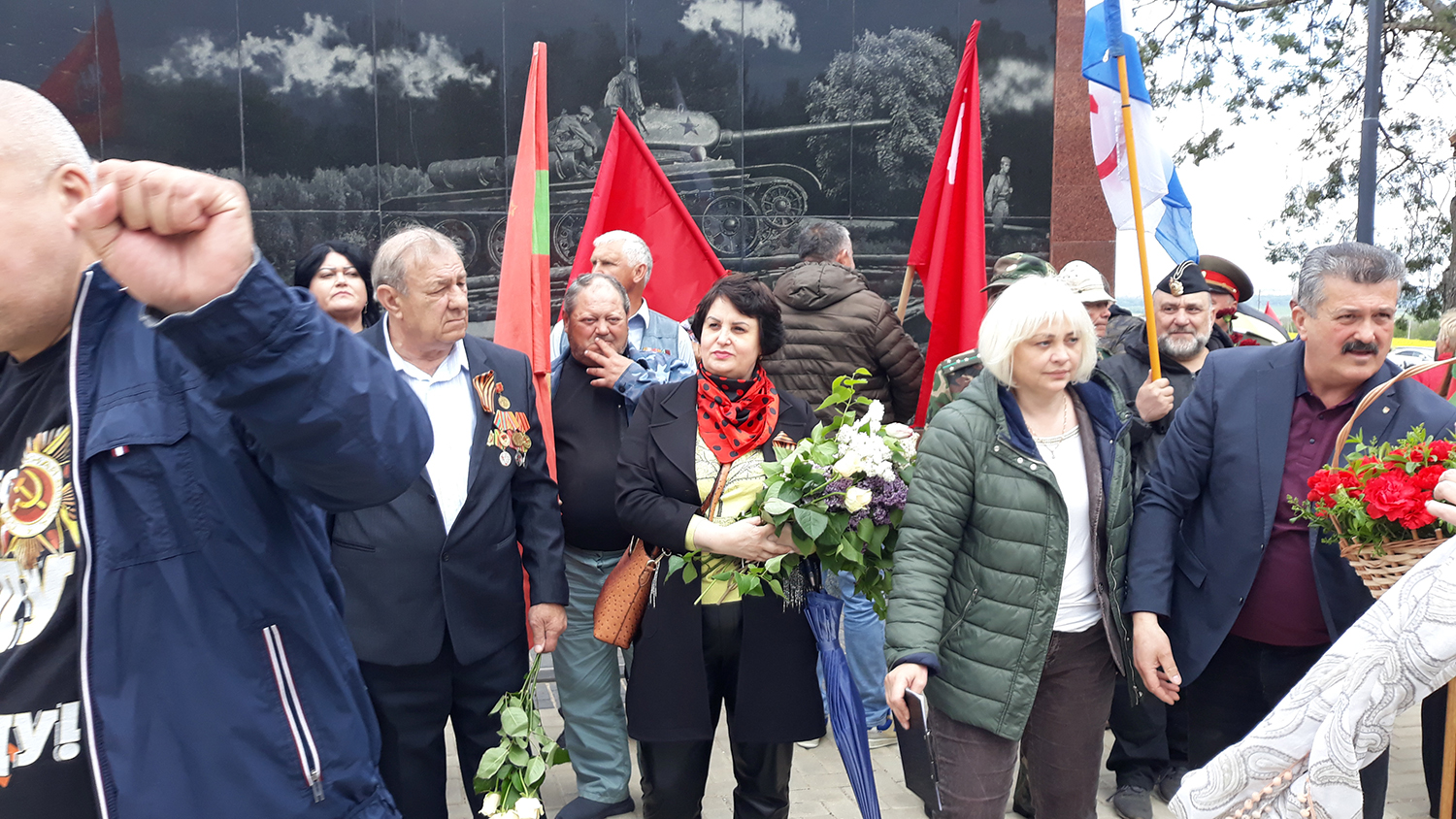 Состоялся автопробег "Два берега - одна Победа", приуроченный годовщине победы над фашизмом (Видео/Фото)