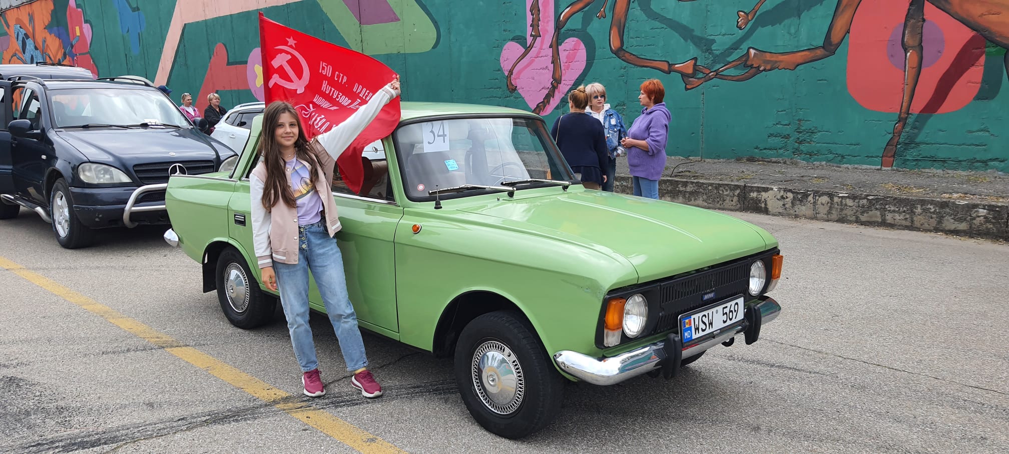 9 мая в Молдове состоялся автопропробег "Два берега - одна Победа" в честь праздника Великой Победы